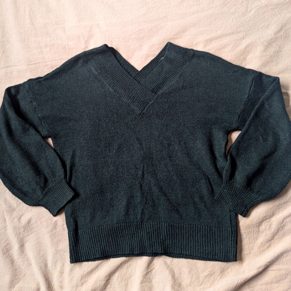 Knit V-neck Sweater